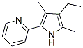 Pyridine, 2-(4-ethyl-3,5-dimethyl-1H-pyrrol-2-yl)- (9CI) Struktur