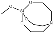 1-Methoxy-2,8,9-trioxa-5-aza-1-silabicyclo[3.3.3]undecane  Struktur