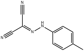 [2-(4-Methylphenyl)hydrazono]propanedinitrile Struktur