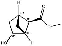 Bicyclo[2.1.1]hexane-5-carboxylic acid, 2-hydroxy-, methyl ester, Struktur