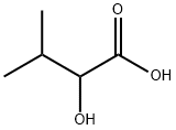 2-HYDROXY-3-METHYLBUTYRIC ACID Struktur