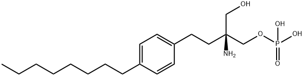 (S) FTY720 PHOSPHATE Struktur