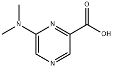 6-(Dimethylamino)-2-pyrazinecarboxylic acid Struktur