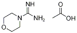 Morpholine-4-carboxamidinium acetate Struktur