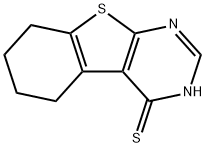 5,6,7,8-TETRAHYDRO[1]BENZOTHIENO[2,3-D]PYRIMIDINE-4(3H)-THIONE Struktur