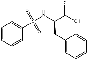 N-(Phenylsulfonyl)-D-phenylalanine Struktur