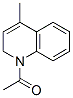 Quinoline,  1-acetyl-1,2-dihydro-4-methyl-  (9CI) Struktur