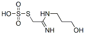 Thiosulfuric acid hydrogen S-[2-[(3-hydroxypropyl)amino]-2-iminoethyl] ester Struktur