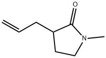 1-Methyl-3-(2-propen-1-yl)-2-Pyrrolidinone Struktur