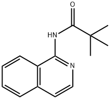 N-(1-Isoquinolyl)-2,2-dimethylpropanamide Struktur