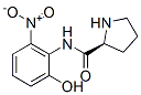 2-Pyrrolidinecarboxamide,N-(2-hydroxy-6-nitrophenyl)-,(2S)-(9CI) Struktur