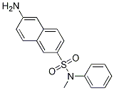 6-aMino-N-Methyl-N-phenylnaphthalene-2-sulfonaMide Struktur