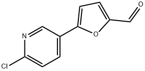 5-(2-chloropyridin-5-yl)-furan-2-carbaldehyde Struktur