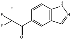 Ethanone, 2,2,2-trifluoro-1-(1H-indazol-5-yl)- (9CI) Struktur