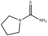 PYRROLIDINE-1-CARBOTHIOAMIDE Struktur