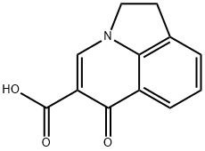 6-OXO-1,2-DIHYDRO-6H-PYRROLO-[3,2,1-IJ]QUINOLINE-5-CARBOXYLIC ACID Struktur