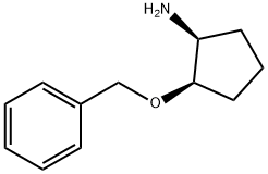 Cyclopentanamine, 2-(phenylmethoxy)-, (1S,2R)- (9CI) Struktur