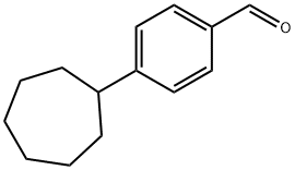 BENZALDEHYDE, 4-CYCLOHEPTYL- Struktur