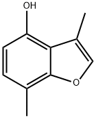 4-Benzofuranol,  3,7-dimethyl- Struktur