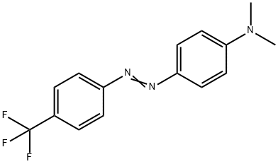 4-(Dimethylamino)-4'-(trifluoromethyl)azobenzene Struktur