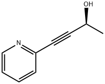 3-Butyn-2-ol, 4-(2-pyridinyl)-, (2S)- (9CI) Struktur