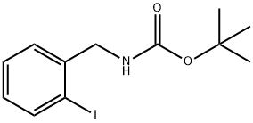 (2-IODO-BENZYL)-CARBAMIC ACID TERT-BUTYL ESTER Struktur