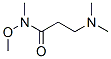 Propanamide, 3-(dimethylamino)-N-methoxy-N-methyl- (9CI) Struktur