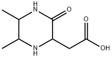 2-Piperazineaceticacid,5,6-dimethyl-3-oxo-(9CI) Struktur