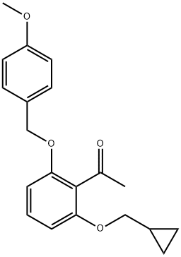 1-[2-(Cyclopropylmethoxy)-6-[(4-methoxyphenyl)methoxy]phenyl]ethanone