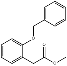 METHYL 2-(PHENYLMETHOXY)-BENZENEACETATE Struktur