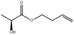 Propanoic acid, 2-hydroxy-, 3-butenyl ester, (2S)- (9CI) Struktur