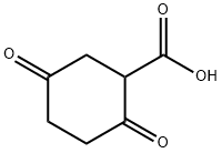 Cyclohexanecarboxylic acid, 2,5-dioxo- (9CI) Struktur