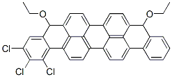 trichloro-5,10-diethoxyviolanthrene Struktur