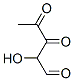 Pentanal, 2-hydroxy-3,4-dioxo- (9CI) Struktur