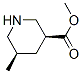 3-Piperidinecarboxylicacid,5-methyl-,methylester,(3S,5R)-(9CI) Struktur