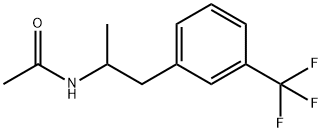 N-[1-Methyl-2-[3-(trifluoromethyl)phenyl]ethyl]acetamide Struktur