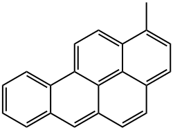 1-METHYLBENZO(A)PYRENE Struktur