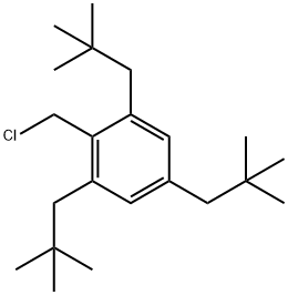 2-Chloromethyl-1,3,5-trineopentylbenzene Struktur