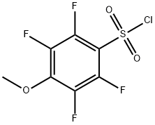 2,3,5,6-TETRAFLUORO-4-METHOXYBENZENESULFONYL CHLORIDE Struktur