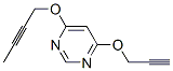 Pyrimidine, 4-(2-butynyloxy)-6-(2-propynyloxy)- (9CI) Struktur