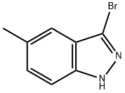 3-BROMO-5-METHYL (1H)INDAZOLE Struktur