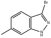 3-BROMO-6-METHYL (1H)INDAZOLE Struktur