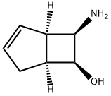 Bicyclo[3.2.0]hept-2-en-6-ol, 7-amino-, (1R,5S,6S,7R)- (9CI) Struktur