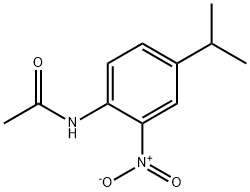 N-(4-isopropyl-2-nitrophenyl)acetamide Struktur