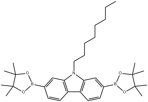 9-n-オクチル-2,7-ビス(4,4,5,5-テトラメチル-1,3,2-ジオキサボロラン-2-イル)カルバゾール price.