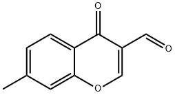 4H-1-Benzopyran-3-carboxaldehyde, 7-methyl-4-oxo- Struktur