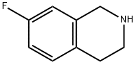 7-FLUORO-1,2,3,4-TETRAHYDRO-ISOQUINOLINE Struktur