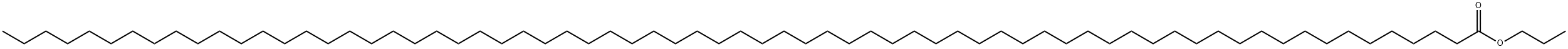 Nonahexacontanoic acid propyl ester Struktur