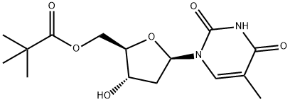 thymidine 5'-O-pivaloate Struktur