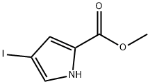 4-IODOPYRROLE-2-CARBOXYLIC ACID METHYL ESTER Struktur